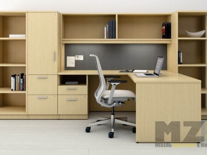 Комплект офисной мебели с рабочей зоной из МДФ