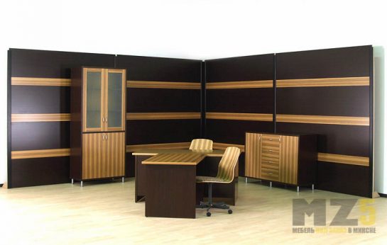 Мебель в кабинет для руководителя в стиле модерн