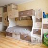 Комплект мебели в детскую комнату бежево-коричневого цвета