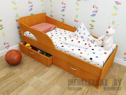 Детские кровати с бортиком, купить детскую кровать с бортиками в Минске под заказ