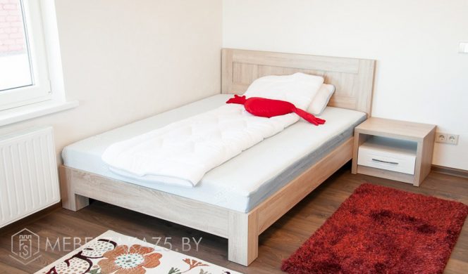 Большая двуспальная кровать для подростковой комнаты