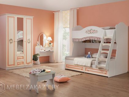 Детские кровати для девочек: купить кровать для девочки недорого в СПб