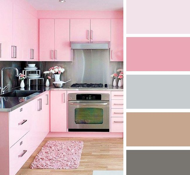 Сочетание цвета на кухне