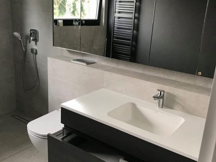 Мебель для ванной в стиле минимализм