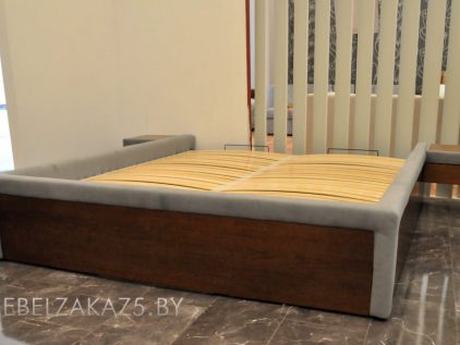 Кровать модерн с подвесными ящиками