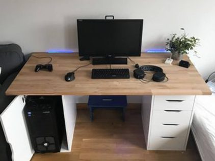 Компьютерный стол с двумя ящиками