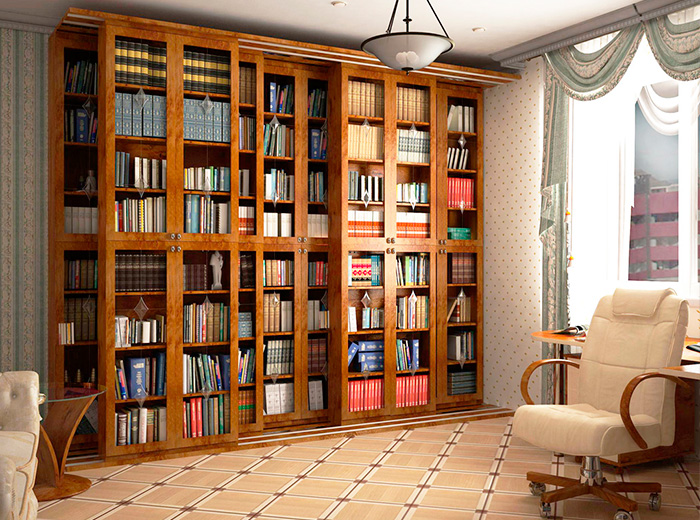 Книжные шкафы и мебель для библиотеки